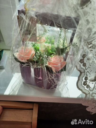 Мыльные розы.ручная работа