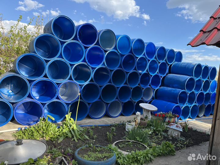 Бочки пластиковые 227л. Большой выбор