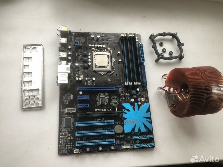 Сборка asus P7P55 LX/i3/8gb
