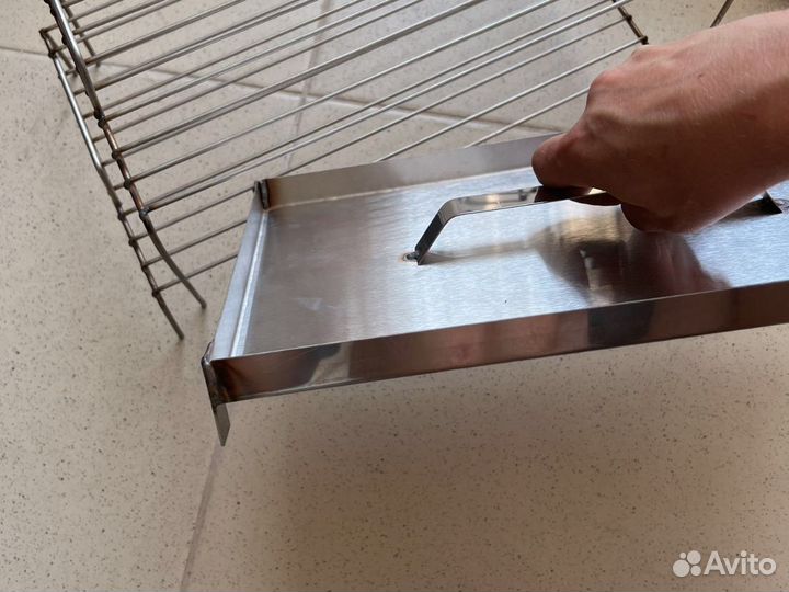 Коптильня горячего копчения из нержавейки