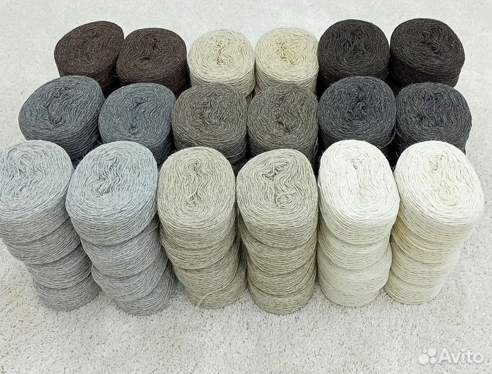 Пряжи из овечьей шерсти