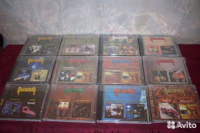 CD диски группы Nazareth и других рок групп