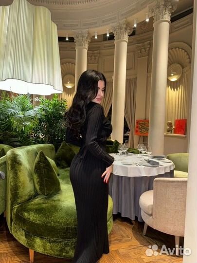 Платье с кашемиром