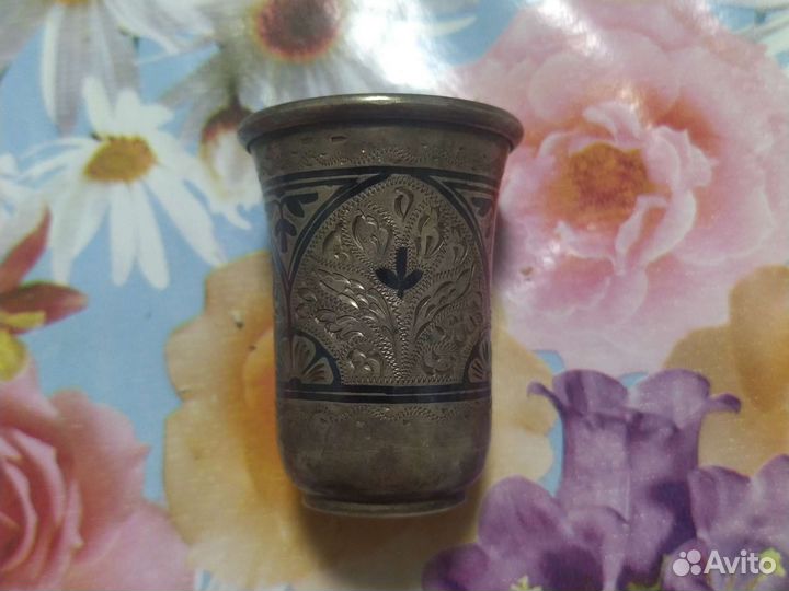 Серебрянная рюмка кубачи