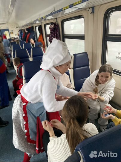 Шоу в поезде Астрахань