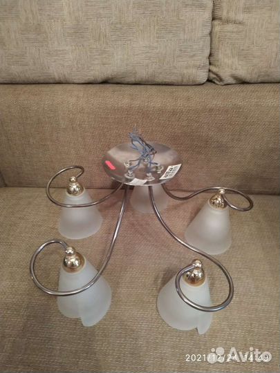 Люстра потолочная бу