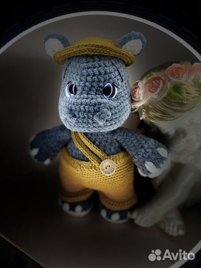 Игрушка бегемот