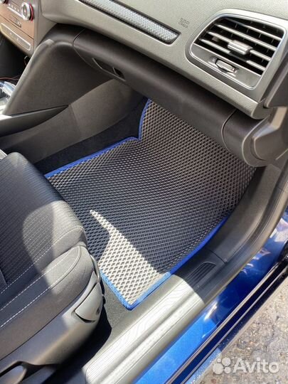 Коврики полики 3д эва с бортиками