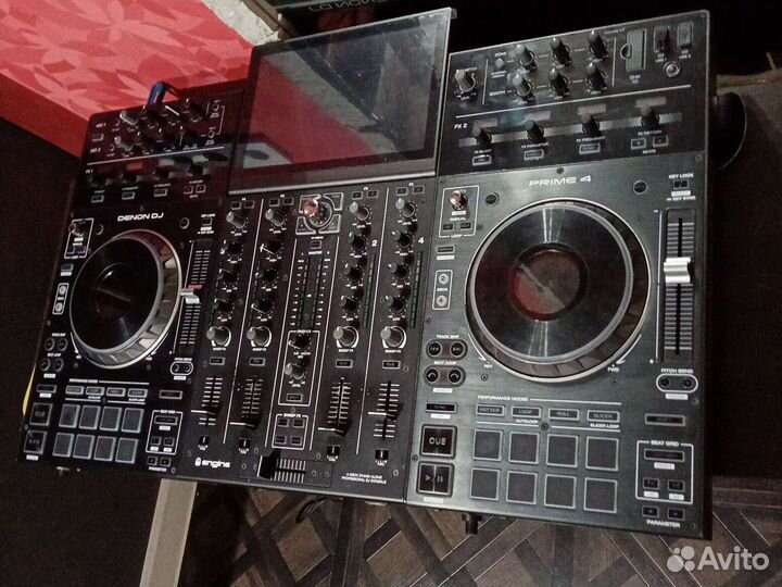 Dj контролёр denon prime 4