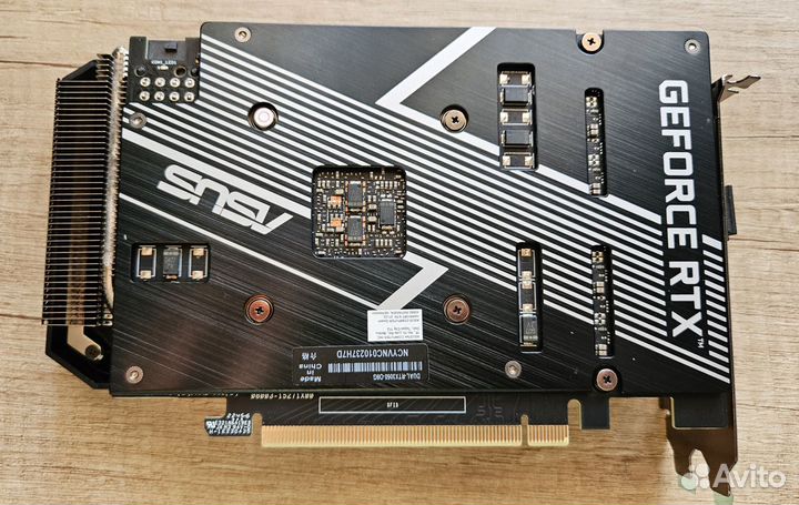 Б/у Видеокарта GeForce RTX 3050 8Гб asus Dual OC E