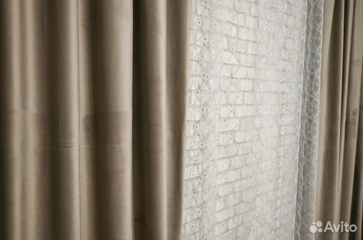 Прямые шторы блекаут на заказ