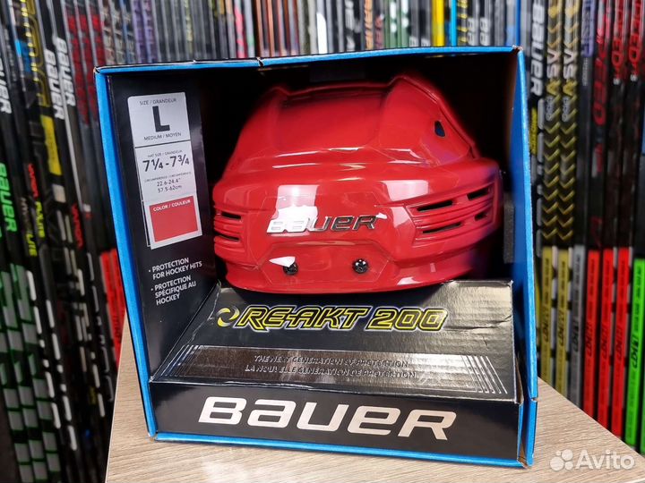 Шлем хоккейный Bauer Re-akt 200 SR L