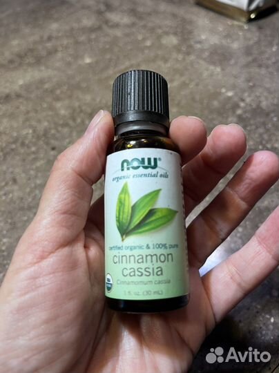 Масло ароматическое корица NOW