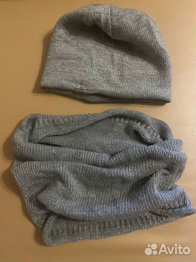 Комплект шапка и шарф