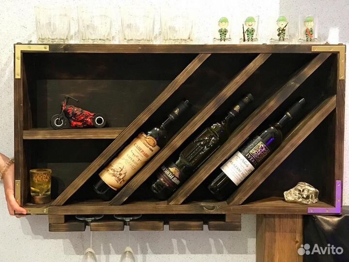 Полка настенная, мини-бар