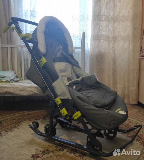 Коляска санки