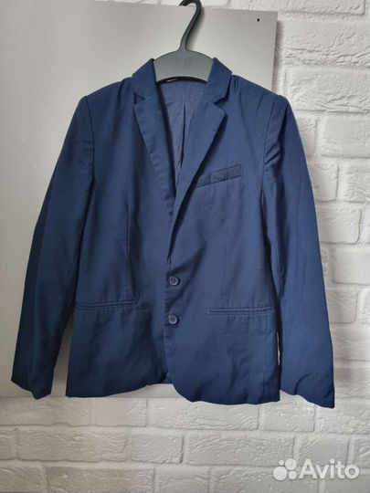 Школьный костюм, пиджак для мальчика р.128