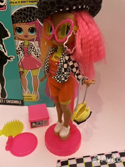 Кукла Lol OMG neonlicious новая