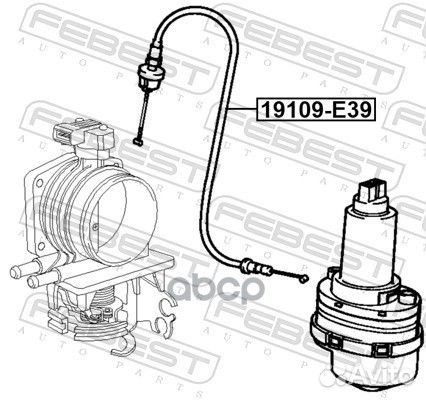 19109-E39 трос привода дроссейльной заслонки35