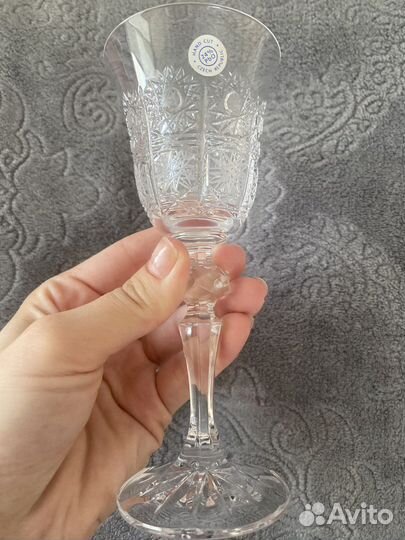 Фужер рюмка хрусталь снежинка