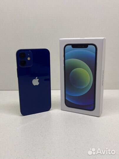 iPhone 12 mini 128 Gb синий. Гарантия + чек