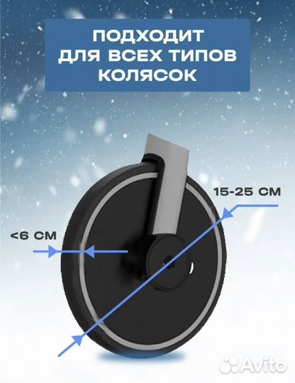 Лыжи на коляску