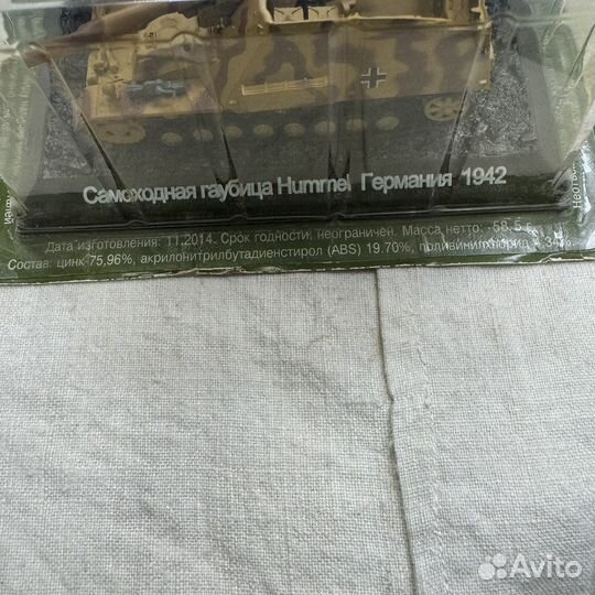 Модель Танки Мира Самоходная Hummel Германия 1942