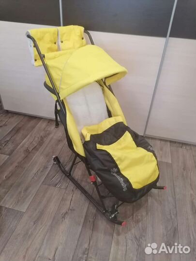 Коляска санки