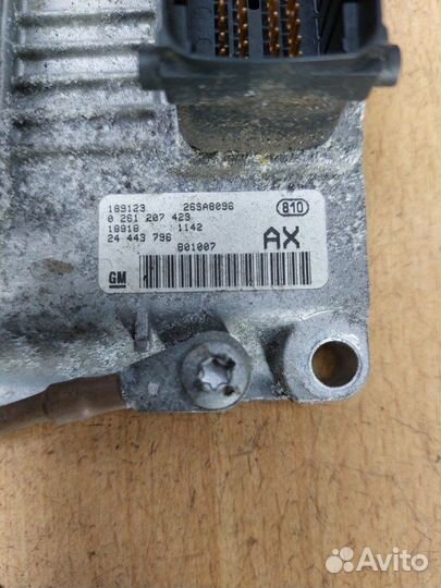 Блок управления двигателем Opel Corsa C хетчбэк