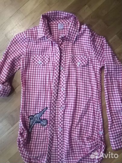 Рубашка удлинённая для девочки