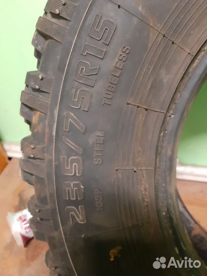 Шины 235 75 r15 бу