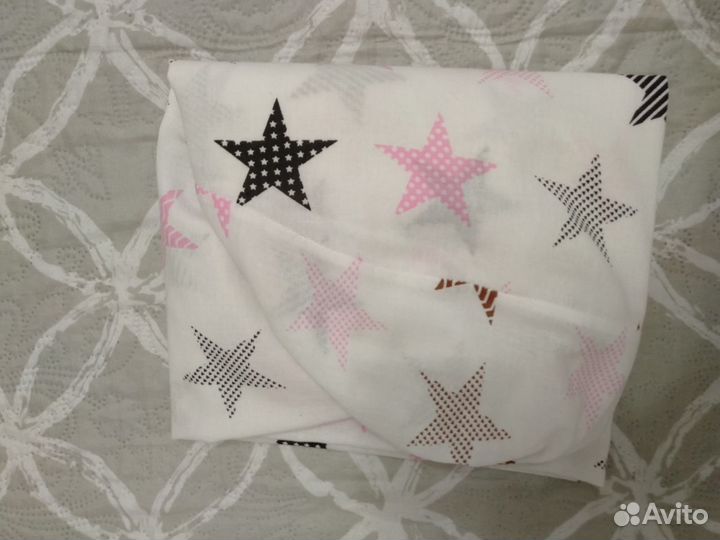 Простынь на резинке 75*75, 100 хлопок на круглую к