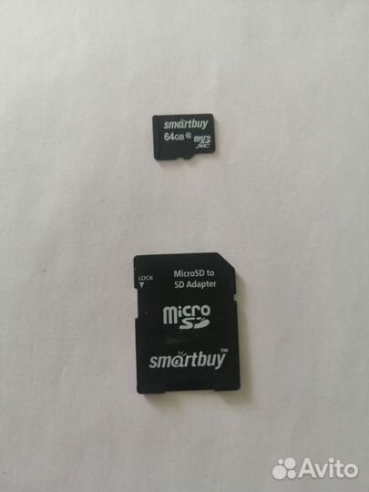 Карта памяти MicroSD 64 Гб