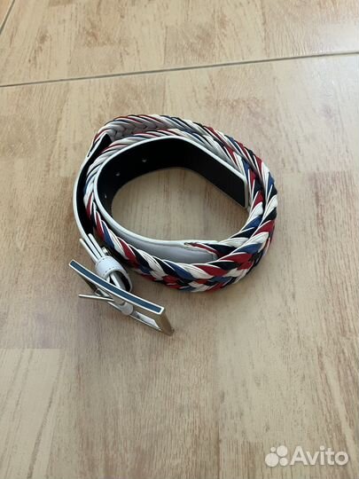 Кожаный плетеный ремень Henderson