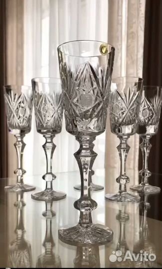 Хрустальные фужеры гхз
