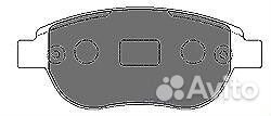 Комплект тормозных колодок дисковый тормоз 654
