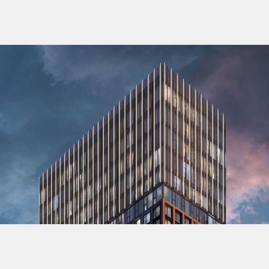 1-к. квартира, 43,4 м², 53/55 эт.