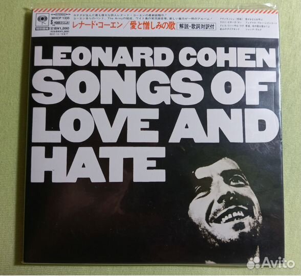 Леонард Коэн Leonard Cohen CD Japan