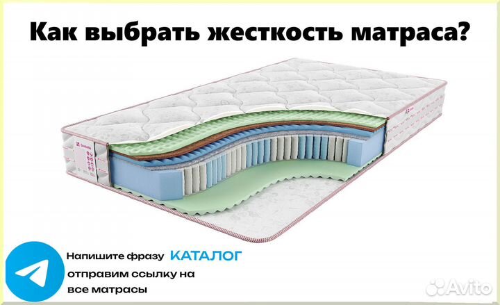 Матрас с дополнительной подушкой 90х190, 140х200