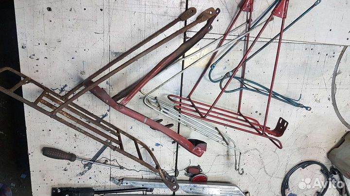 Велокрылья, багажники, б/у