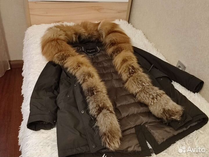 Куртка зимняя парка девочку. Размер 46-48