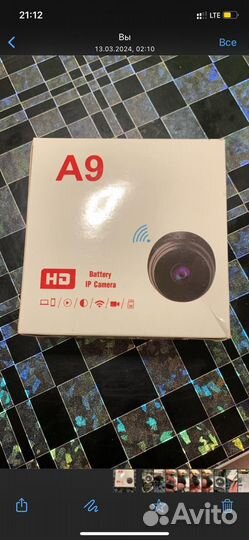 Камера видеонаблюдения wifi мини