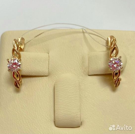 Золотые серьги