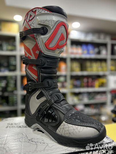 Мотоботы кроссовые Acerbis X-team black/grey