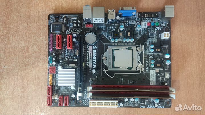 Мат. плата Biostar H61 MLC rev.6.1 сокет 1155 ddr3