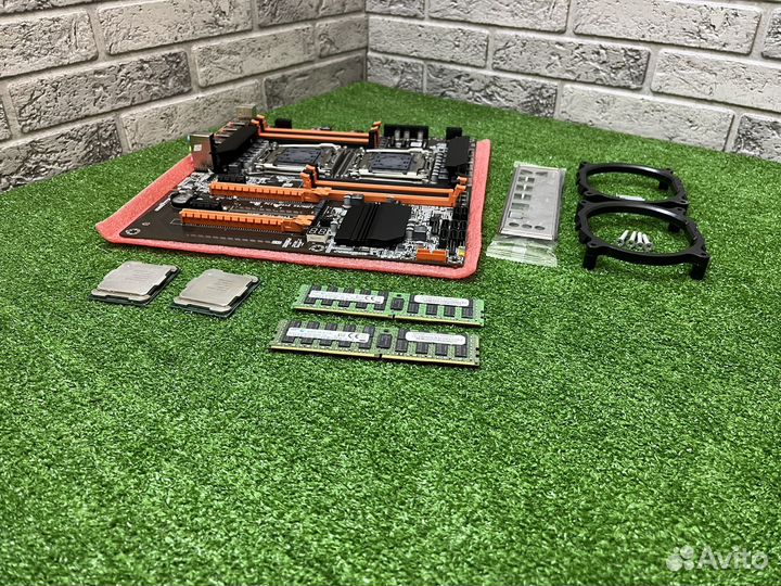 X99 Dual 2011v3 + 2*xeon 2670v3 +DDR4 32gb