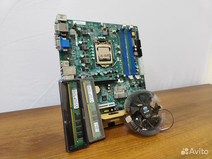 Материнская плата 1155+i5-3570+DDR3-8Gb+Кулер