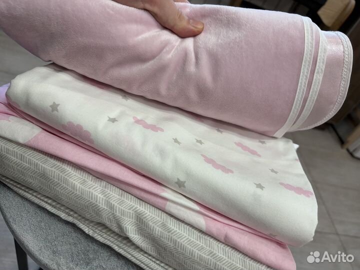 Наматрасник 120*60+ комплекты детского постельного