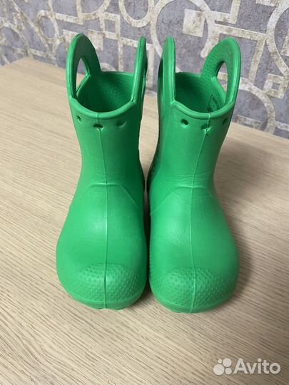 Детские резиновые сапоги crocs