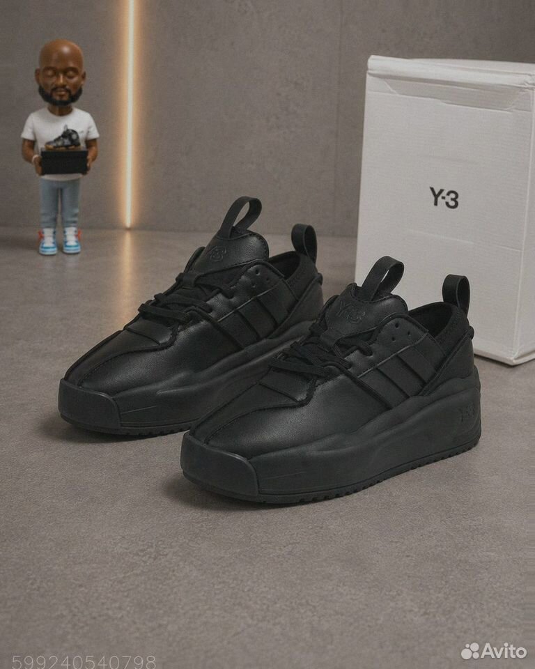 Кроссовки Adidas Y3 кожа, Сибай